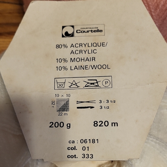 Pink and Cream Yarn Set - Picture 2 of 5